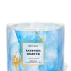 Sapphire Quartz 3-Wick Candle