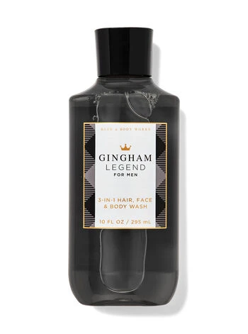 Mens Gingham Legend 3-in-1 Hair, Face & Body Wash 1 Mens Gingham Legend 3-in-1 Hair, Face & Body Wash
