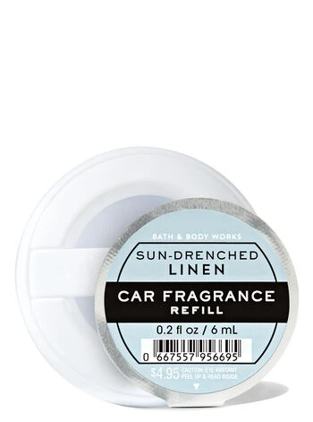 Sun-Drenched Linen Car Fragrance Refill -Scentedvibes Shop 026631425