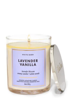Lavender Vanilla Signature Single Wick Candle