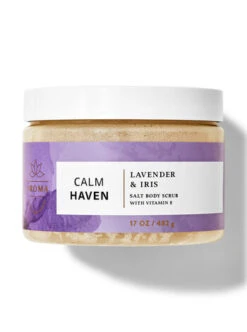Aroma Lavender Iris Salt Body Scrub