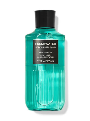 Mens Freshwater 3-in-1 Hair, Face & Body Wash 1 Mens Freshwater 3-in-1 Hair, Face & Body Wash