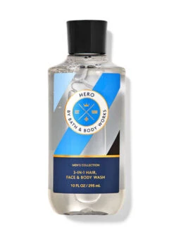 Mens Hero 3-in-1 Hair, Face & Body Wash