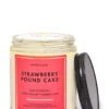 Strawberry Pound Cake Mason Single Wick Candle
