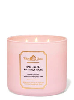 White Barn Sprinkled Birthday Cake 3-Wick Candle