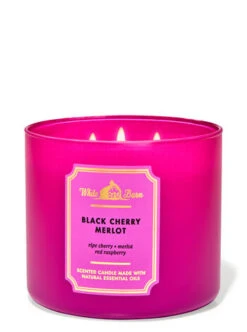 White Barn Black Cherry Merlot 3-Wick Candle