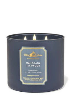 White Barn Mahogany Teakwood 3-Wick Candle