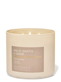 White Barn Palo Santo & Sage 3-Wick Candle