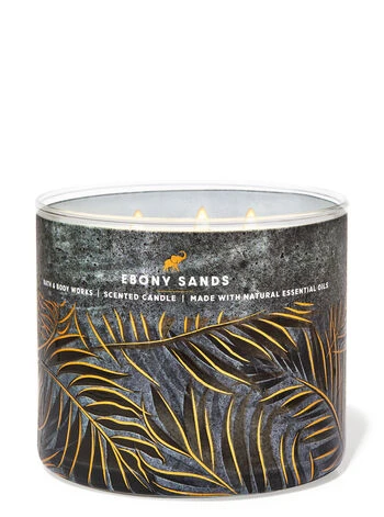 Ebony Sands 3-Wick Candle 1 Ebony Sands 3-Wick Candle