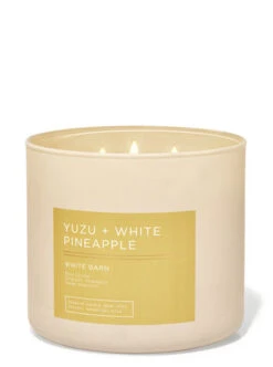 White Barn Yuzu & White Pineapple 3-Wick Candle