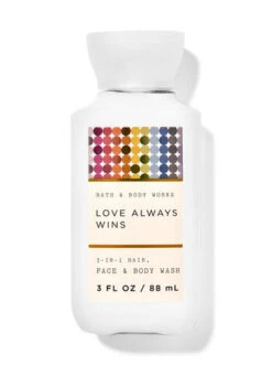 Love Always Wins Travel Size 3-in-1 Hair, Face & Body Wash