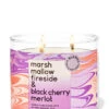 Marshmallow Fireside & Black Cherry Merlot 3-Wick Candle
