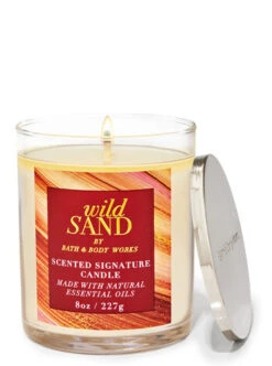 White Barn Wild Sand Signature Single Wick Candle
