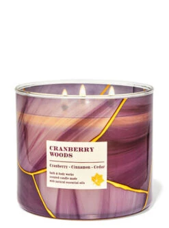 Cranberry Woods 3-Wick Candle