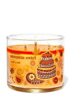Caramel Pumpkin Swirl 3-Wick Candle