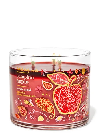 Pumpkin Apple 3-Wick Candle 1 Pumpkin Apple 3-Wick Candle