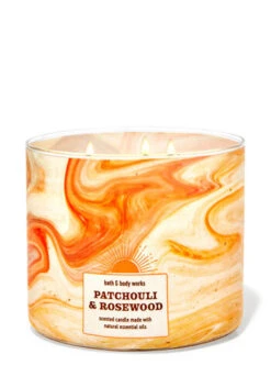 Patchouli & Rosewood 3-Wick Candle