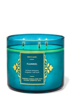 White Barn Flannel 3-Wick Candle