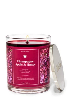 White Barn Champagne Apple & Honey Signature Single Wick Candle