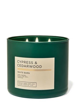 White Barn Cypress & Cedarwood 3-Wick Candle